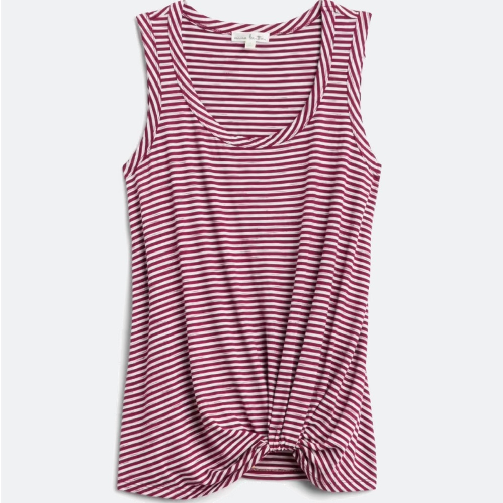 Nine Britton Levie Knot Front Knit Tee